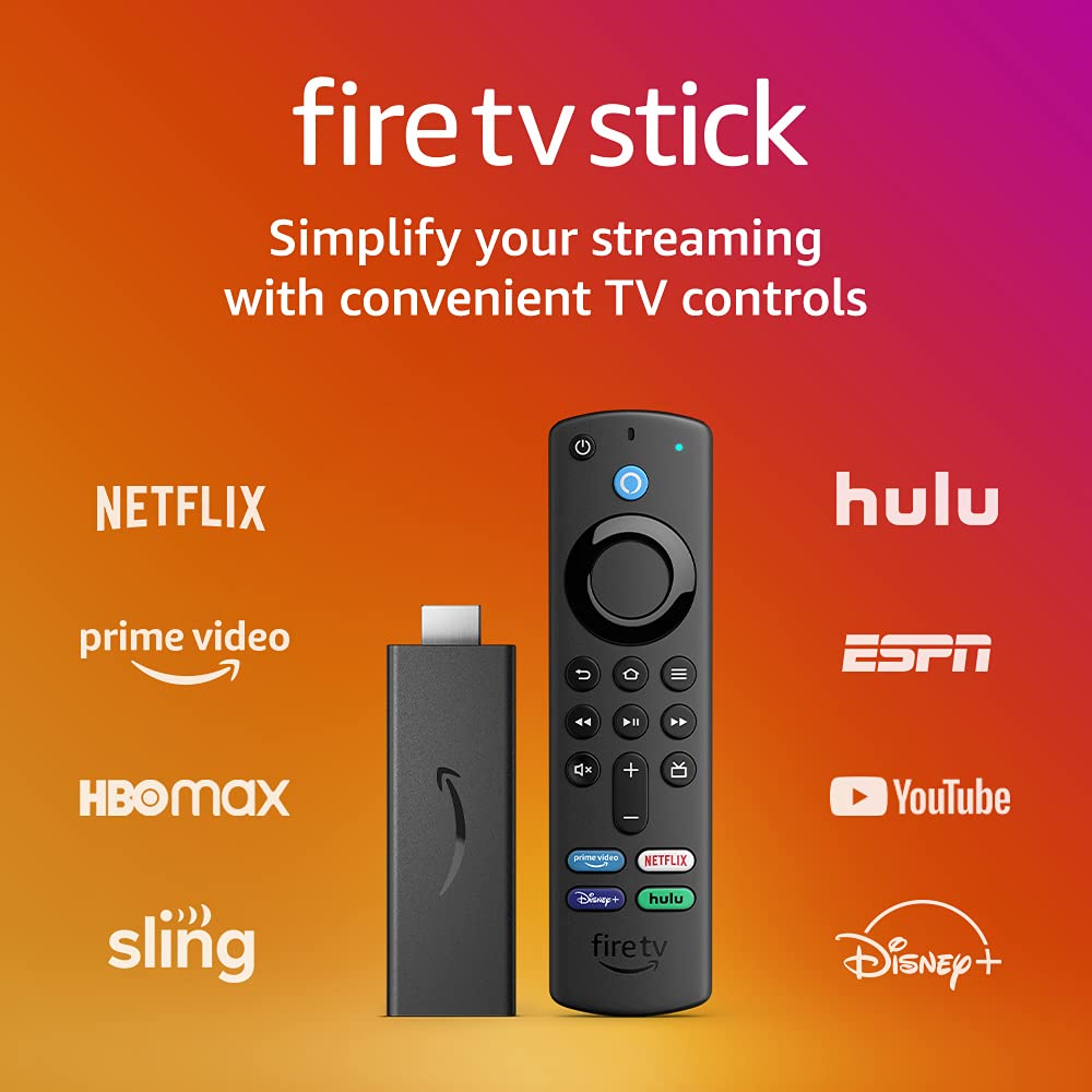 Fire TV Stick (3rd Gen) with Alexa Voice Remote 3rd Gen TV